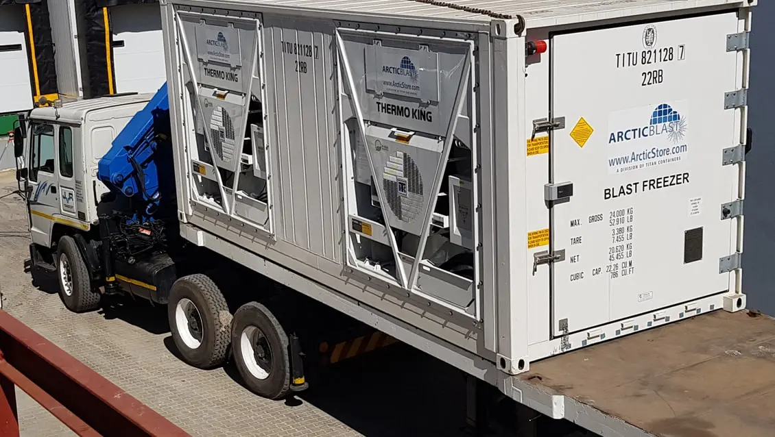 20ft ArcticBlast Rapid Chilling - Refrigerated Storage Container