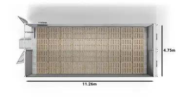 36 CHEP-Pallets in a 2-bay 40ft Arctic SuperStore