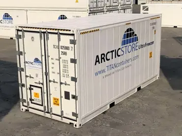 Arctic Ultrafreezer Cold Storage Ultra Low Temperatures Refrigerated Containers for Hire