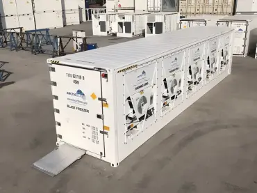ArcticBlast Cold Storage - Rapid Chilling Refrigerated Containers for Hire