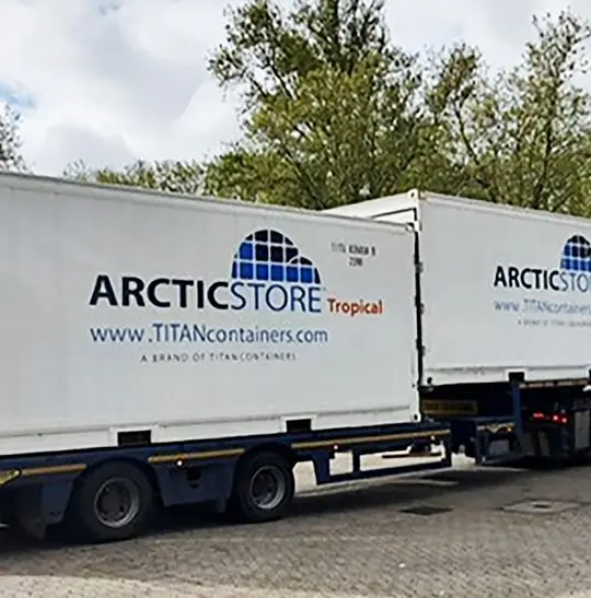 ArcticStore Refrigerated Containers for a German Trade Fair