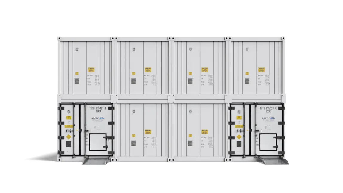 Arctic MegaStore high-capacity modular cold storage solution by Titan Containers